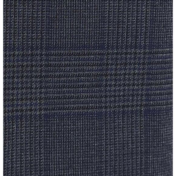 Tommy Hilfiger Men's Modern-Fit Stretch Dress Pants Grey Blue Plaid 38x32 NWT - Picture 6 of 6